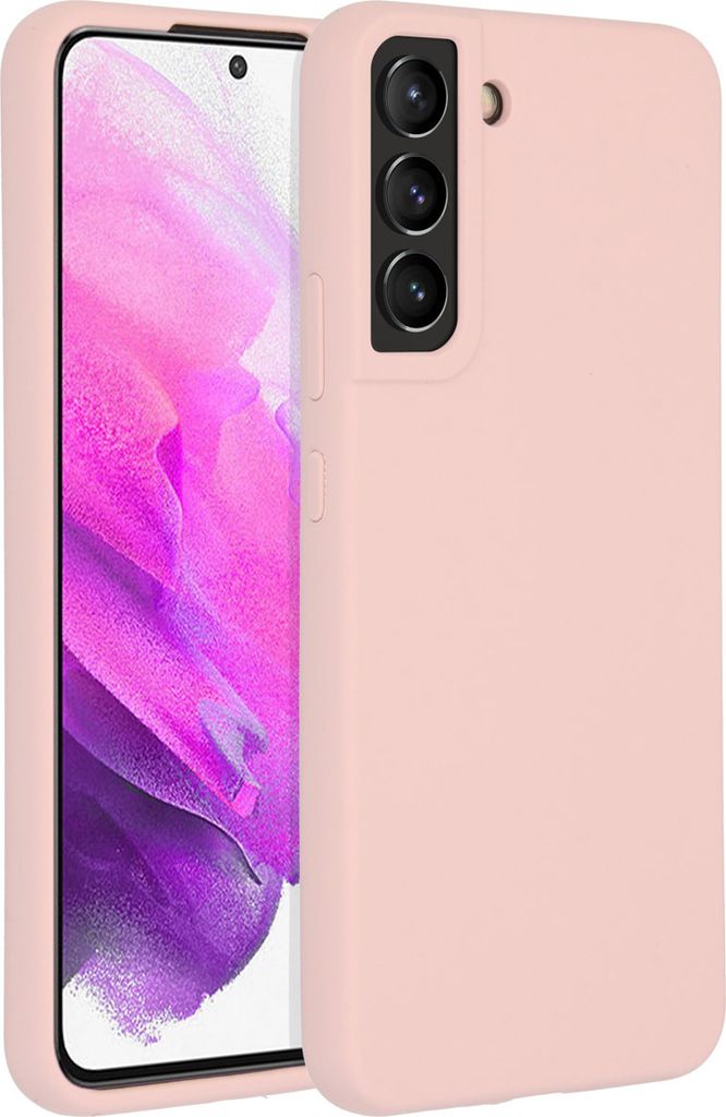 Accezz Liquid Silikoncase Samsung Galaxy S22 Plus - Rosa
