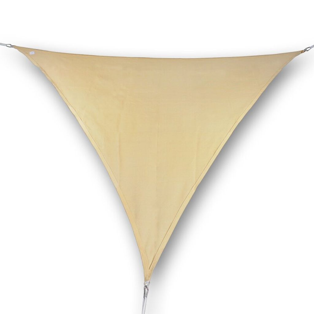 hanSe Marken Sonnensegel 100% Polyester Dreieck 5x5x5 m Sand