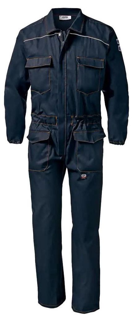 Sir Safety Polytech Schutzanzug antistatisch flammhemmend dunkelblau, S, DUNKELBLAU