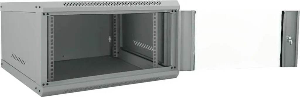 Armadio di Rete vidaXL 60x60x35 cm Acciaio Grigio | Rack Professionale