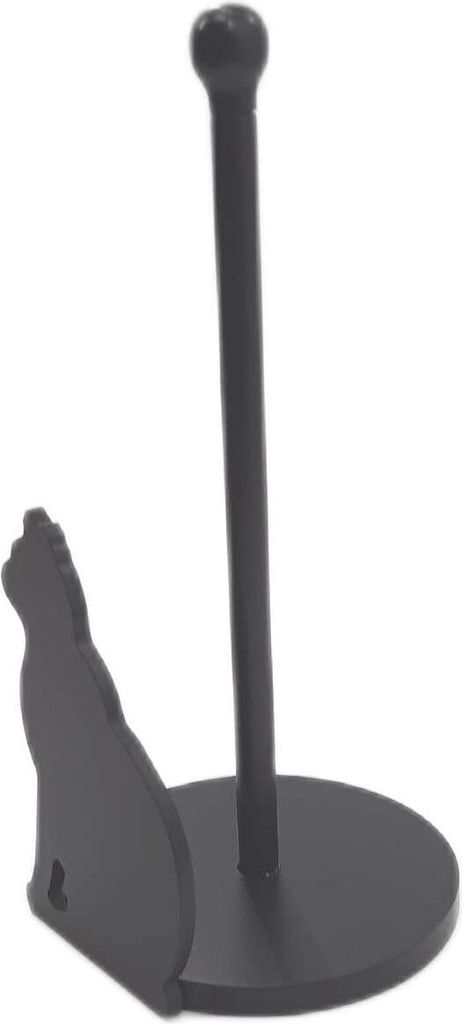Küchenrollenhalter Katze schwarz, Höhe 30 cm Produktbild 11