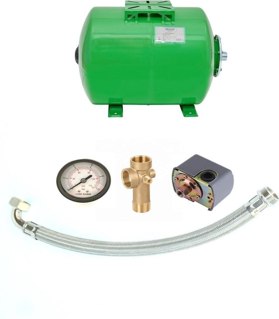 CHM GmbH® Membrankessel 50 L Druckkessel stahl mit Produktbild 
