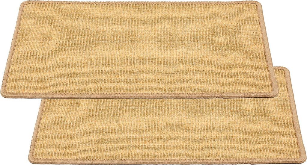 Kratzmatte für Katzen - Sisal Fußmatte - 2 Stück - 40 x 60 cm
