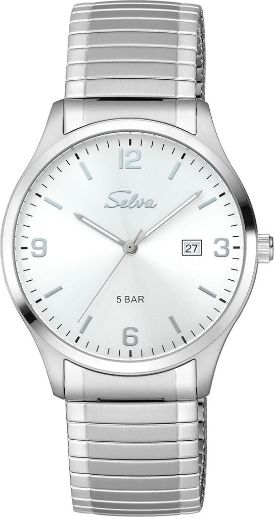 SELVA SELVA Quarz-Armbanduhr mit Zugband, Zifferblatt Produktbild 