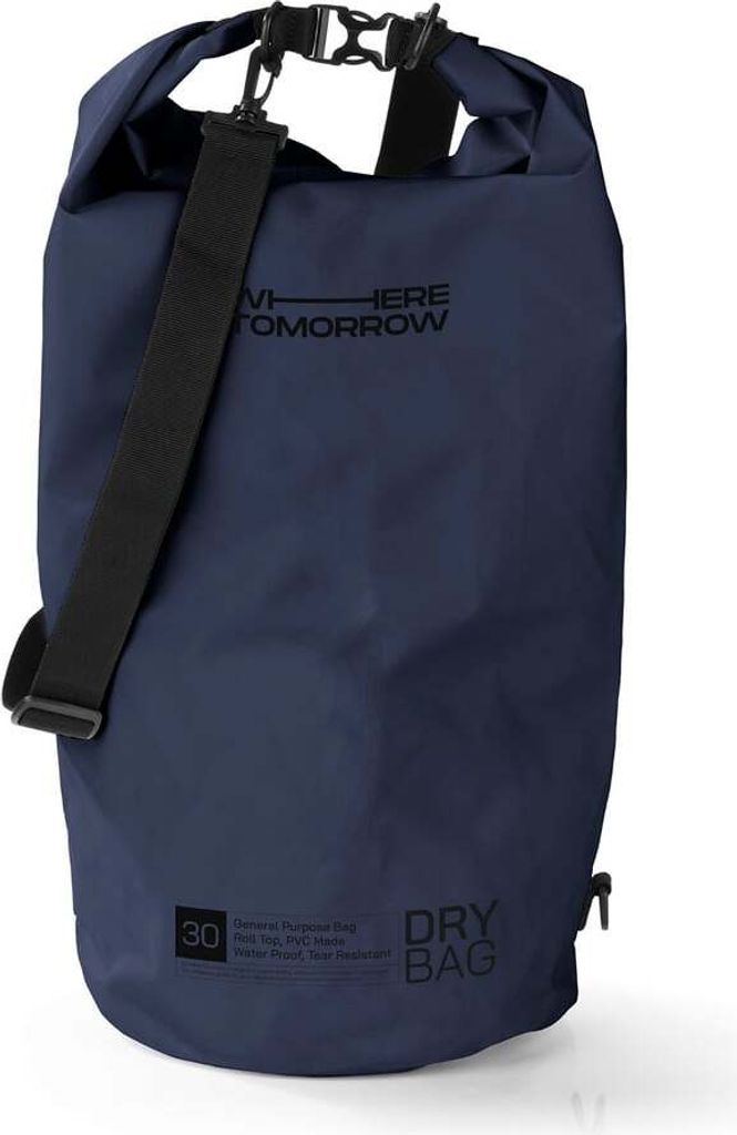 Where Tomorrow PVC dry bag - Style 01 - 30L - dunkelblau