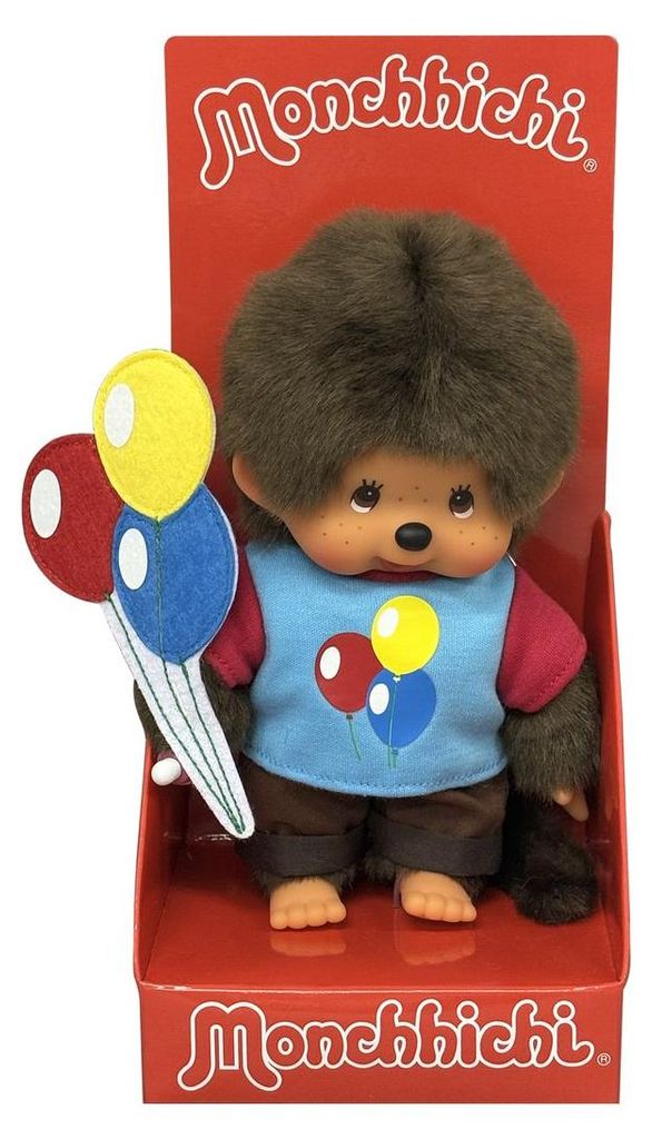 Peluche Monchhichi Balloon Boy 20 cm Immagine del prodotto 