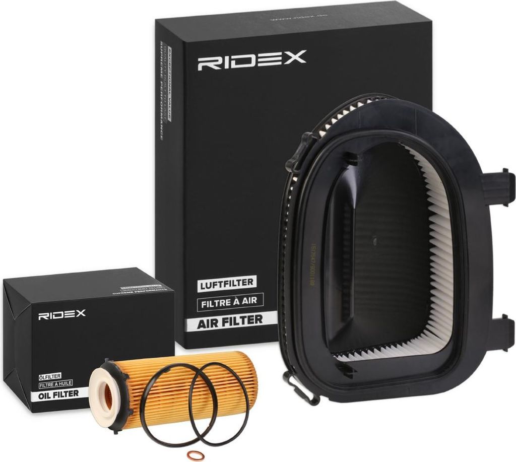 RIDEX Filterset Inspektionspaket Filtersatz für BMW X5 (E70) X6 (E71, E72)
