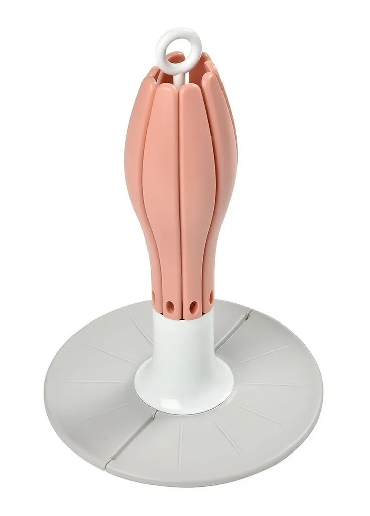 BEABA Égouttoir à Biberons Rose Compact - Sèche-Biberons Transportable - 3