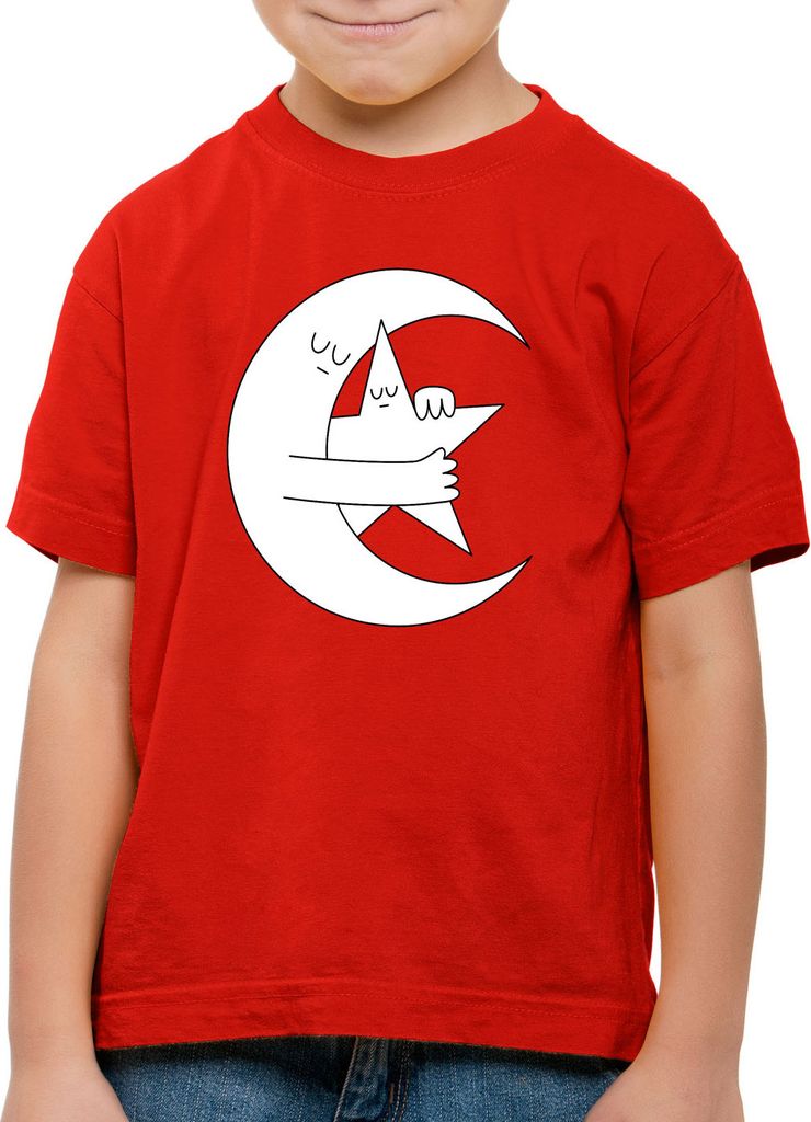 style3 Türkiye Demokrasi Kinder T-Shirt Demokratie Türkei Flagge Halbmond