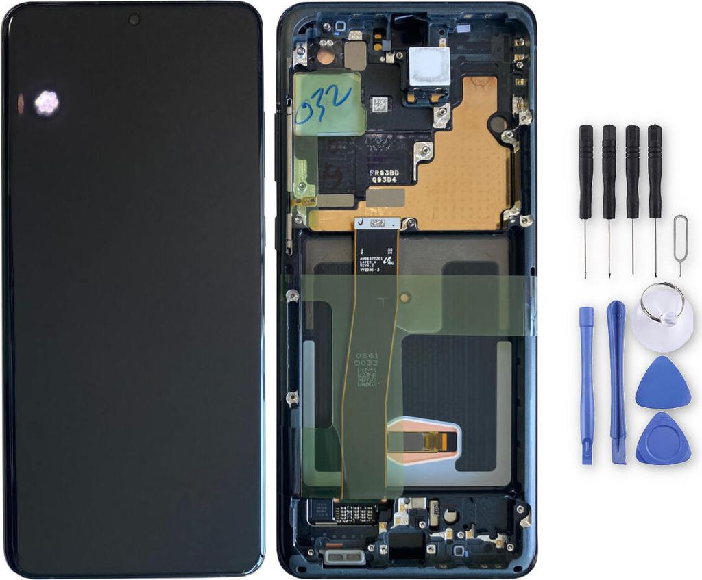 Samsung LCD Display für Galaxy S20 Ultra GH82-26032A GH82-26033A Schwarz