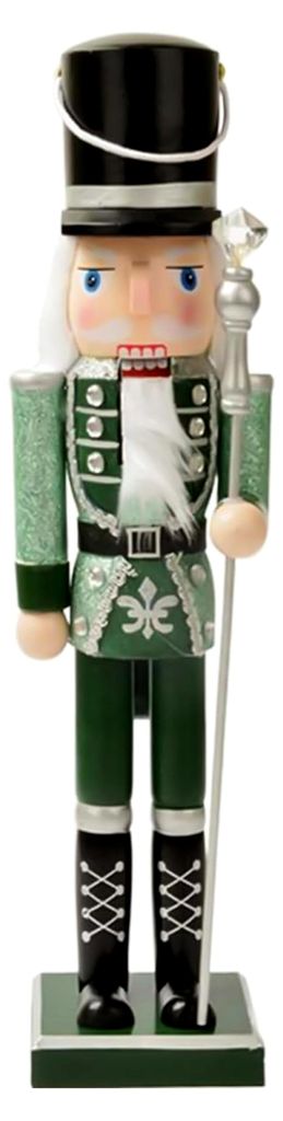 Weihnachtsnussknacker Figuren - Holz Nussknacker Soldaten, saisonale Dekoration für Feiertage, Eingang, Schrank, Schreibtisch, Kamin, Fensterbank,...