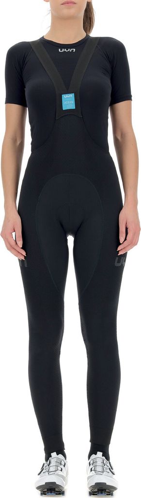 UYN Ridemiles Overwear Bib Fahrrad-Trägerhose Damen black/grey XS