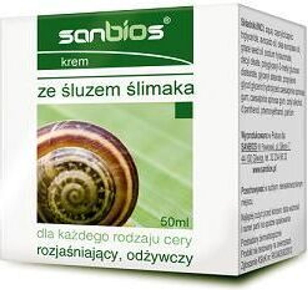 SANBIOS Creme mit Schneckenschleim 50ml
