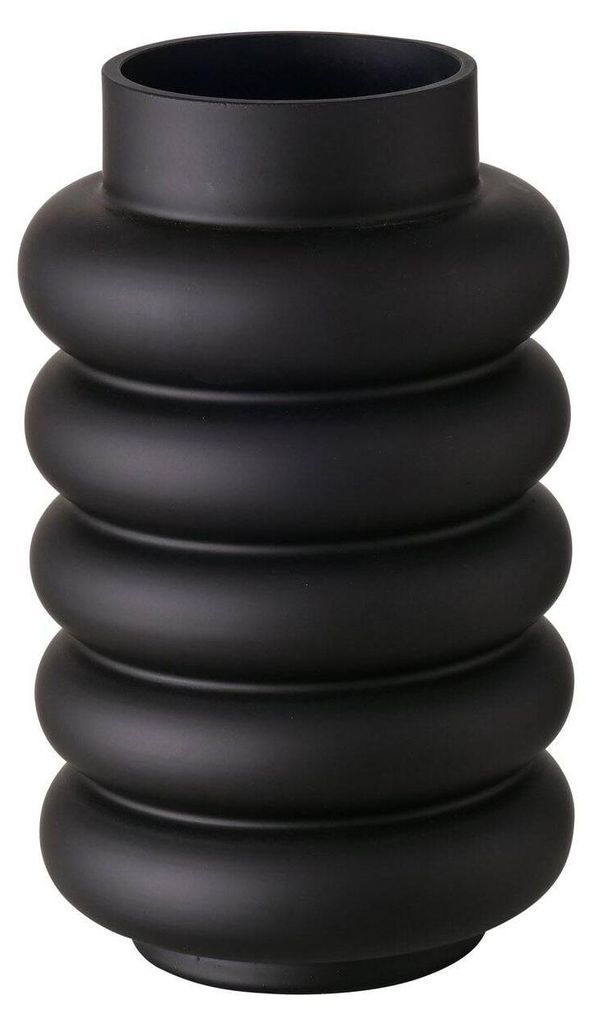 BOLTZE Vase Ribbo (Farbe Schwarz, aus Glas, Matt, Höhe 25 Obrázok produktu 