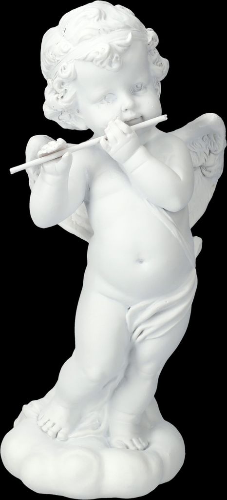 Engel Figur - Putte spielt Flöte - Hochzeitsdeko
