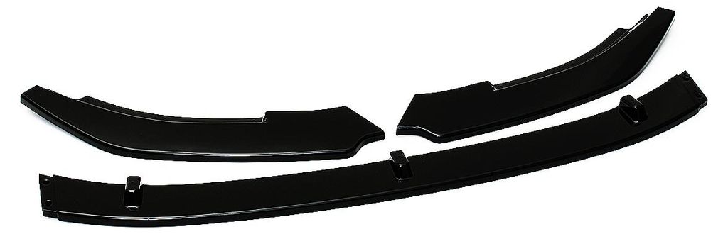 Přední spoiler, 3dílný, pro VW Golf 6 GTI 2010–2013, lesklá Obrázek produktu 