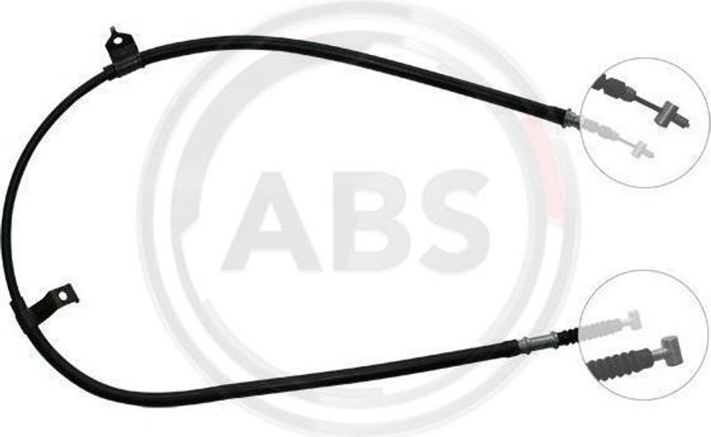 A.B.S. K14877 Seilzug, Handbremse OE MB806050 kompatibel mit Lancer