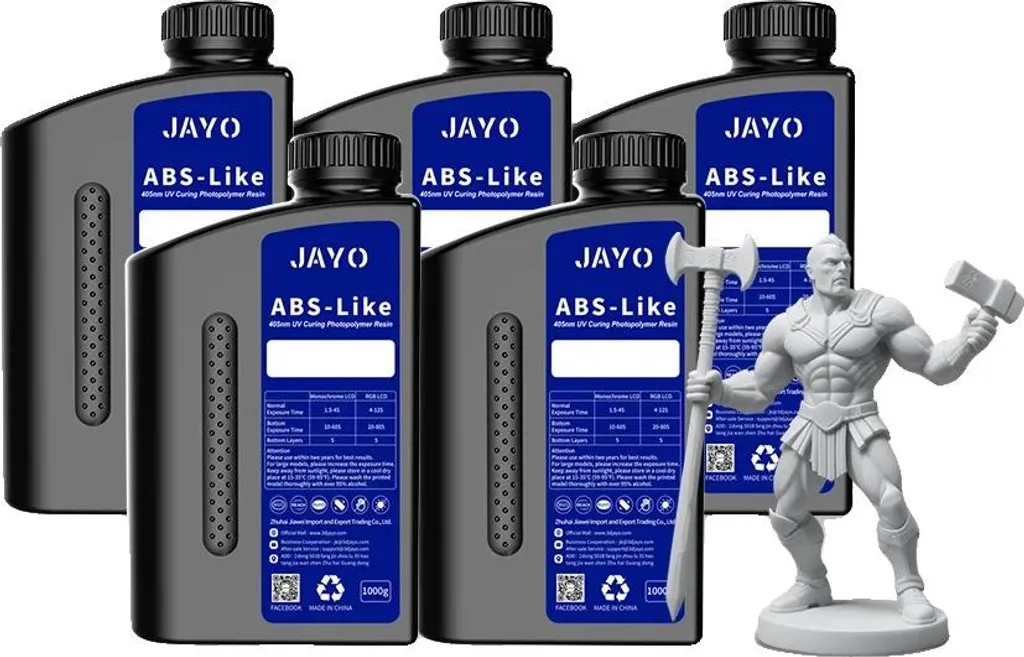 Résine 3D Anti-Casse ABS-PARFAIT Gris 5kg Haute Précision et Solidité