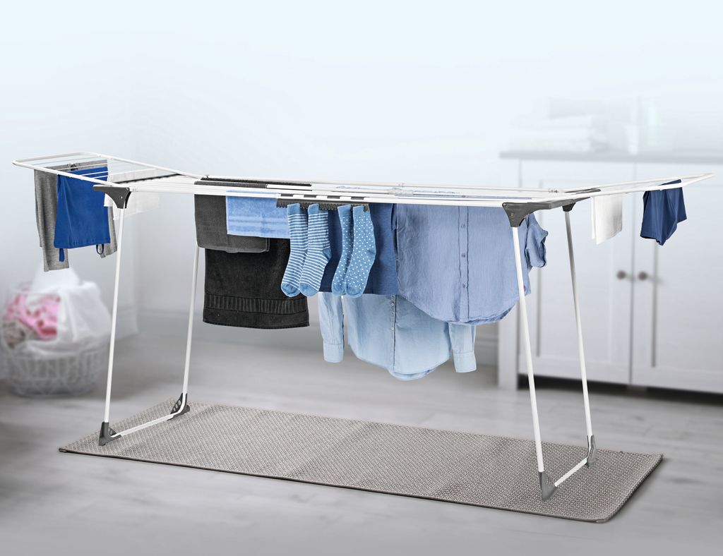 EASYmaxx Séchoir à linge extensible 185-250 x 56 x 98 cm - Image du produit 