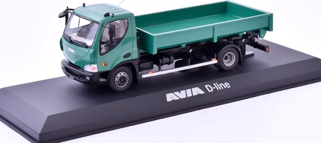 Conteneur Avia D-Line Vert 1:43 - Finissez vos Maquettes avec Réalisme