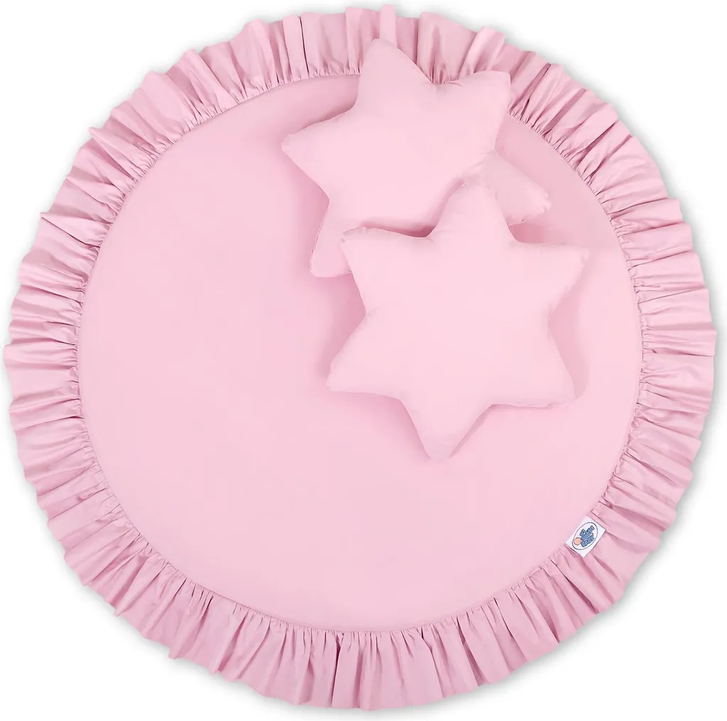 Copertina Gattonamento con Volant Rosa | Protezione e Morbidezza Bimba - 10