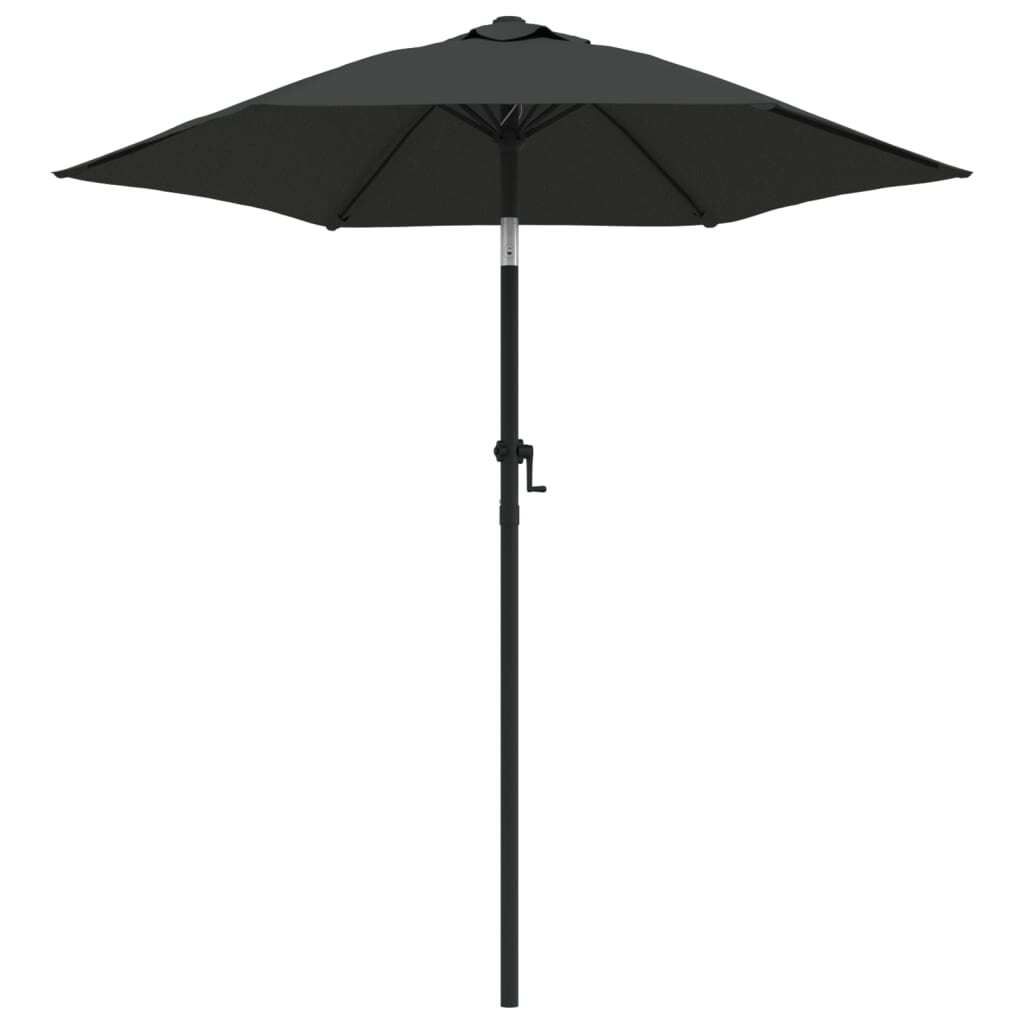 vidaXL Parasol aluminiowy antracyt 200 x 224 cm Zdjęcie produktu 