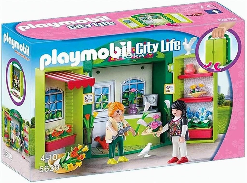 PLAYMOBIL City Life Boutique de fleurs avec boîte de jeu Image du produit 