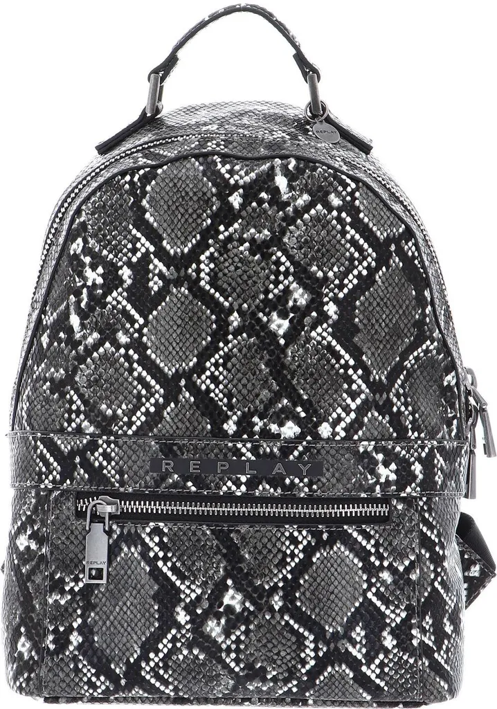 Replay Sac à Dos de Loisirs Backpack White Black Noir Multicolore Mixte