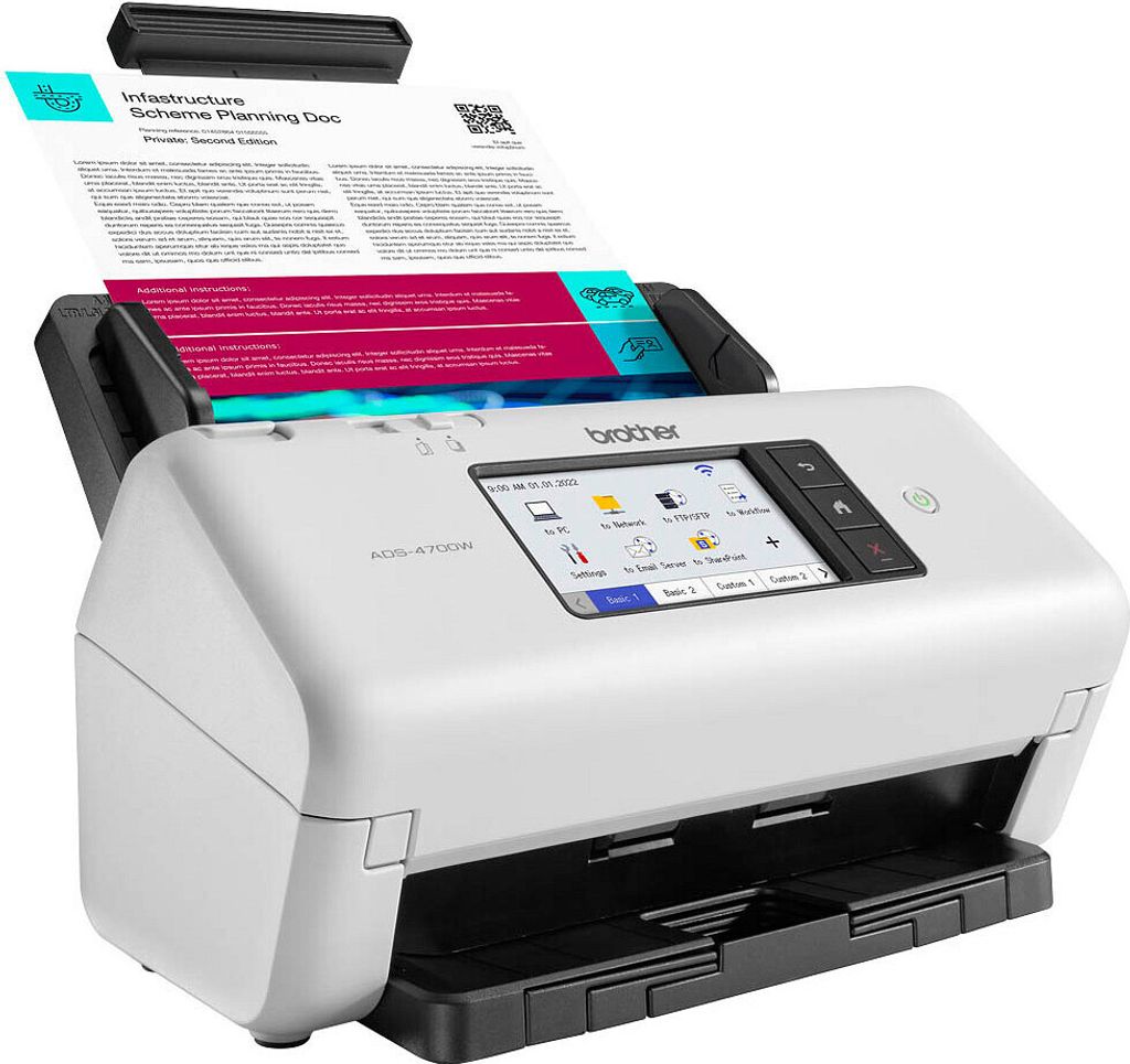 brother ADS-4700W Dokumentenscanner Produktbild 8