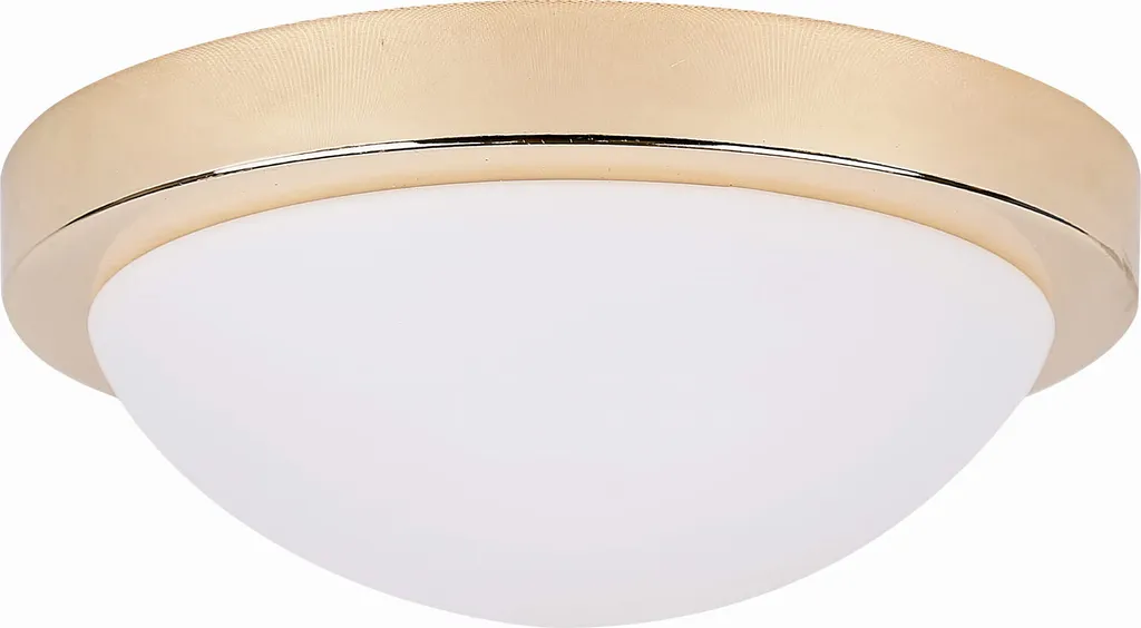 Luminaire de plafond rond en verre doré RODA IP44 pour pièce humide E27