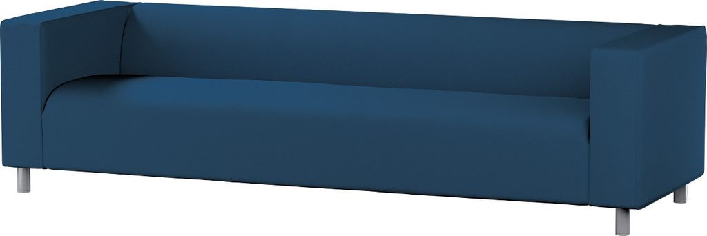 Dekoria Bezug für Klippan 4-Sitzer Sofa, marinenblau , Bezug für Klippan 4-Sitzer