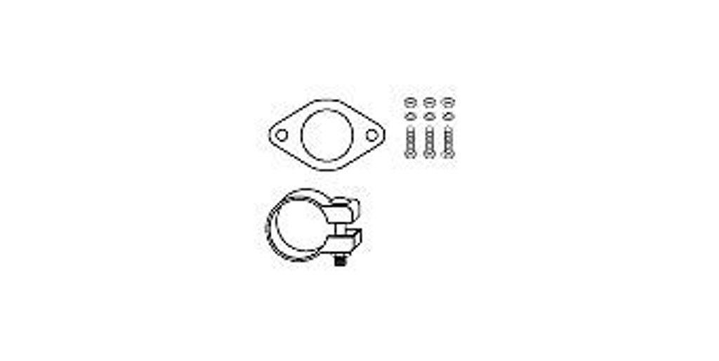 HJS Montagesatz Katalysator Montagesatz Abgasanlage 82 32 6974 für FIAT Doblo Cargo (223)