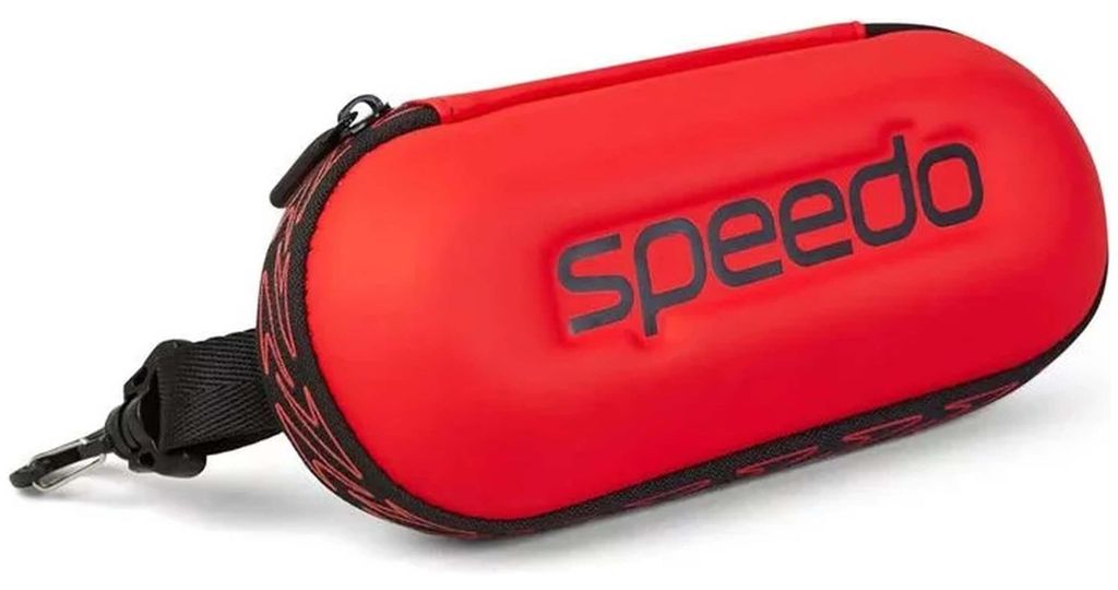 Speedo Brillenetui Schwimmbrille rot - robuste Produktbild 