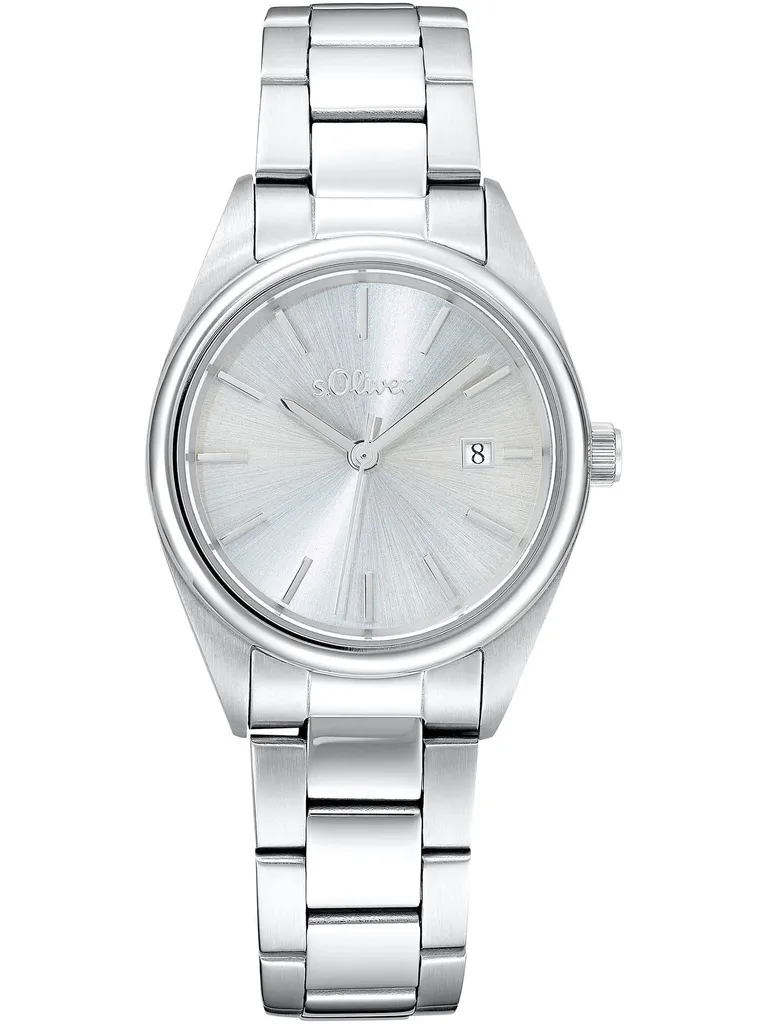 Montre de Travail Femme Argentée s.Oliver 2033531 Chic et Durable