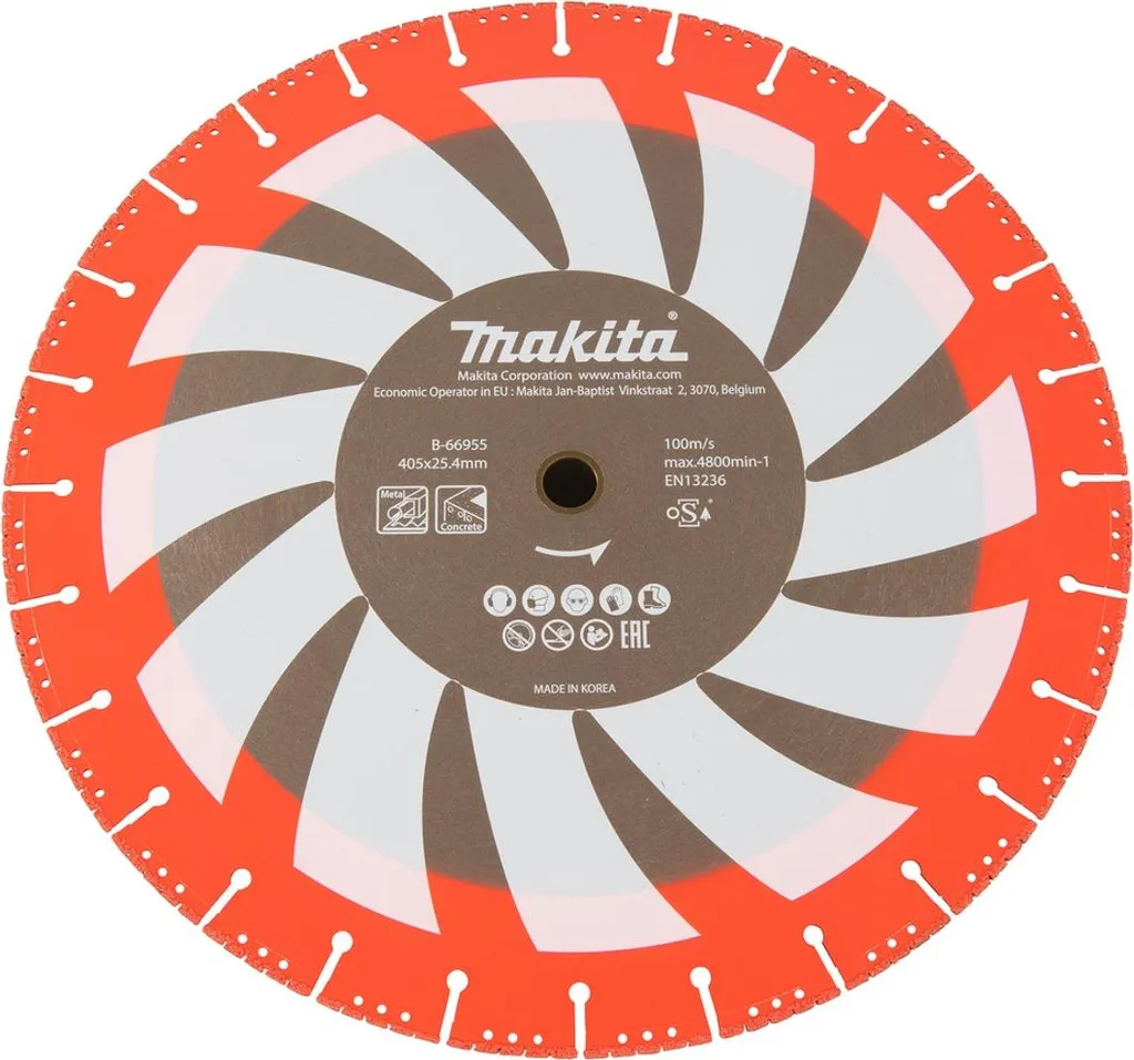 Disque Diamant 405mm Makita B-66955 spécial Découpeuse Thermique Secours