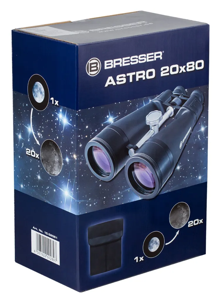 Jumelles BRESSER 20x80 Spezial-Astro avec Prismes Bak-4 Lumineux