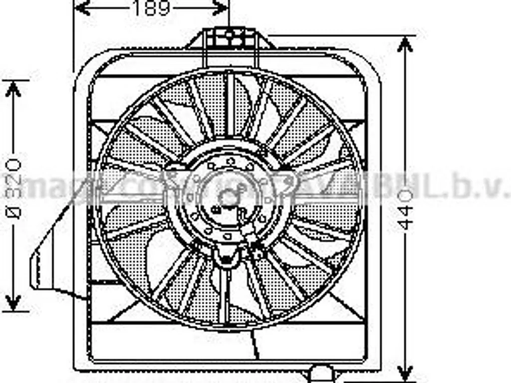 Réparer surchauffe Voyager avec le ventilateur AVA CR7504 OE 4809170AC
