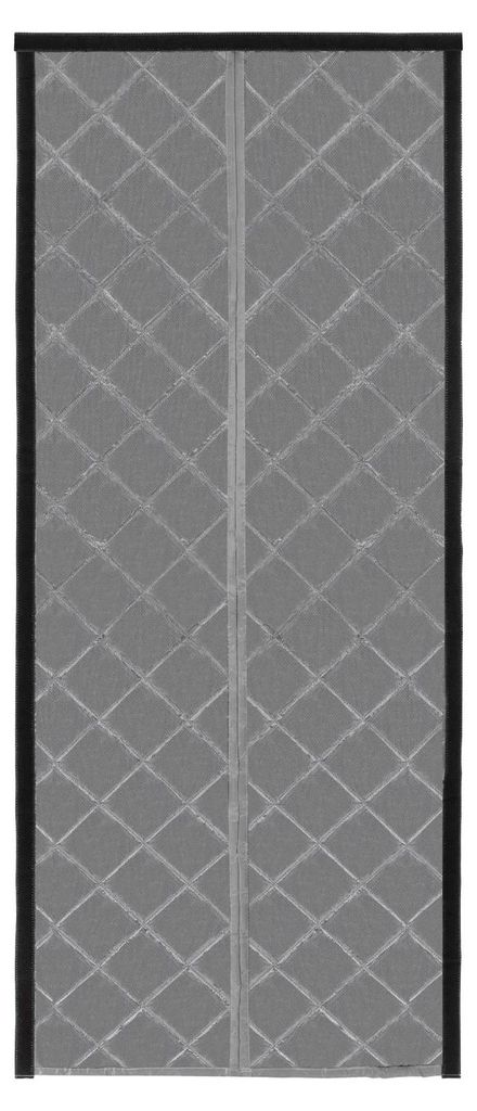 Türvorhang 85×205 cm - Magnetischer Mittelverschluss - 2 Paneele - Doppellagig - 100 % Baumwolle - Abdunkelung 70–90 % - Für Tür 81×203 cm -...