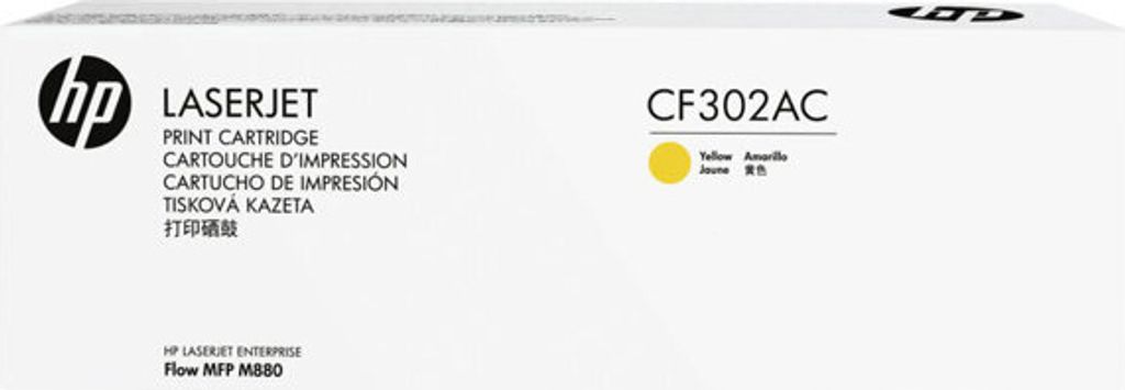 HP Tonerpatrone Contract - CF302AC - gelb
