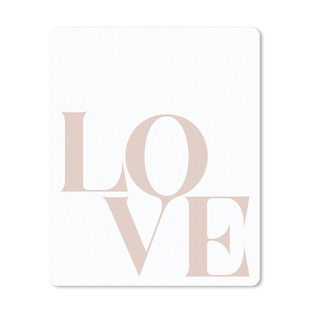 MuchoWow Mauspad Mousepad Text - Zitate - Liebe 30x40 cm - Mousepads - Maus Mat - Pad - Mausunterlage - Mausmatten