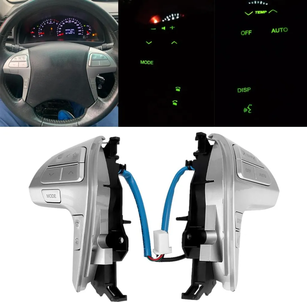 Commandes de volant multifonctions de remplacement pour Toyota Argenté - 6