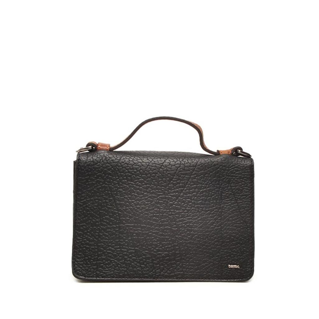 Berba - Leather Crossbody Chamonix Schwarz