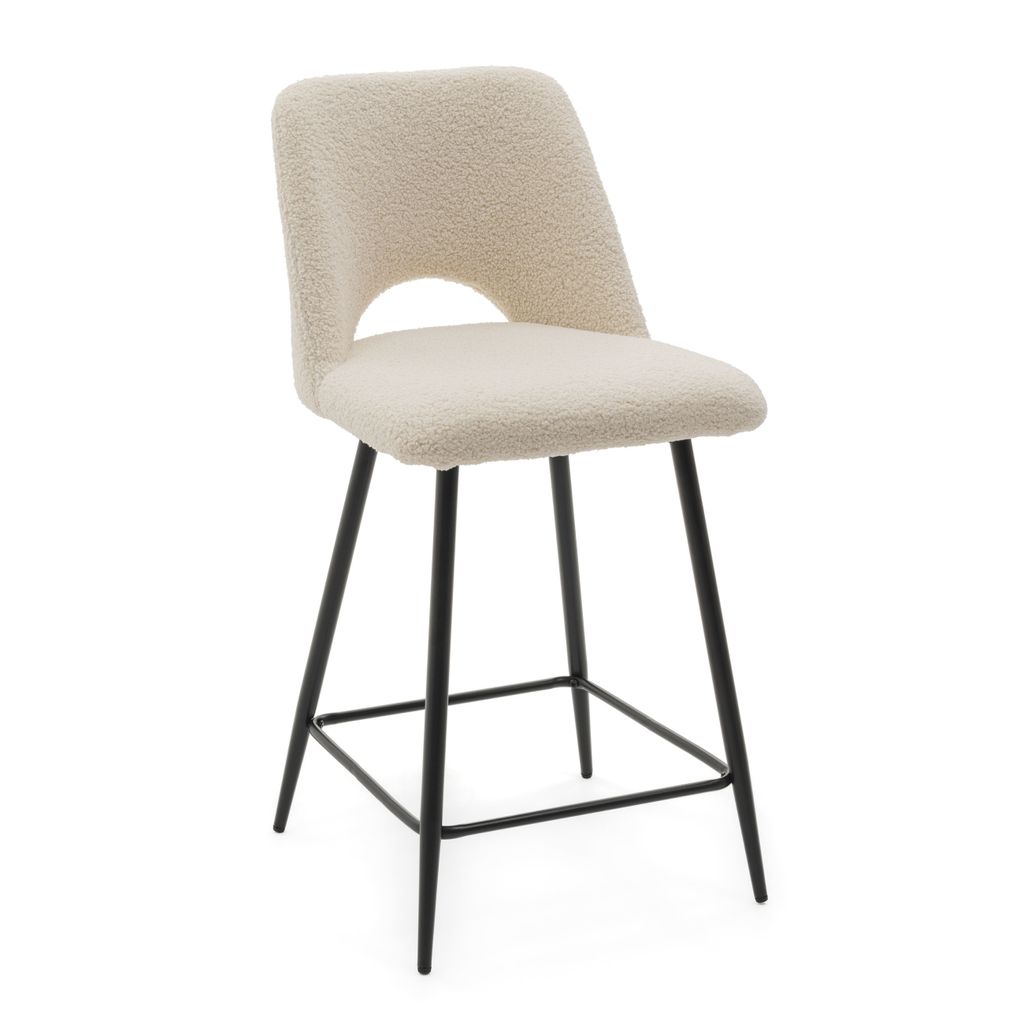 NEW HOME Hoker ORO barowy stołek do jadalni tapicerowany Zdjęcie produktu 