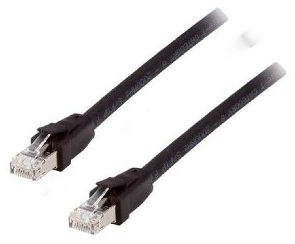 Equip Cat 8.1 S/FTP Patchkabel, 2.0m, Schwarz Produktbild 