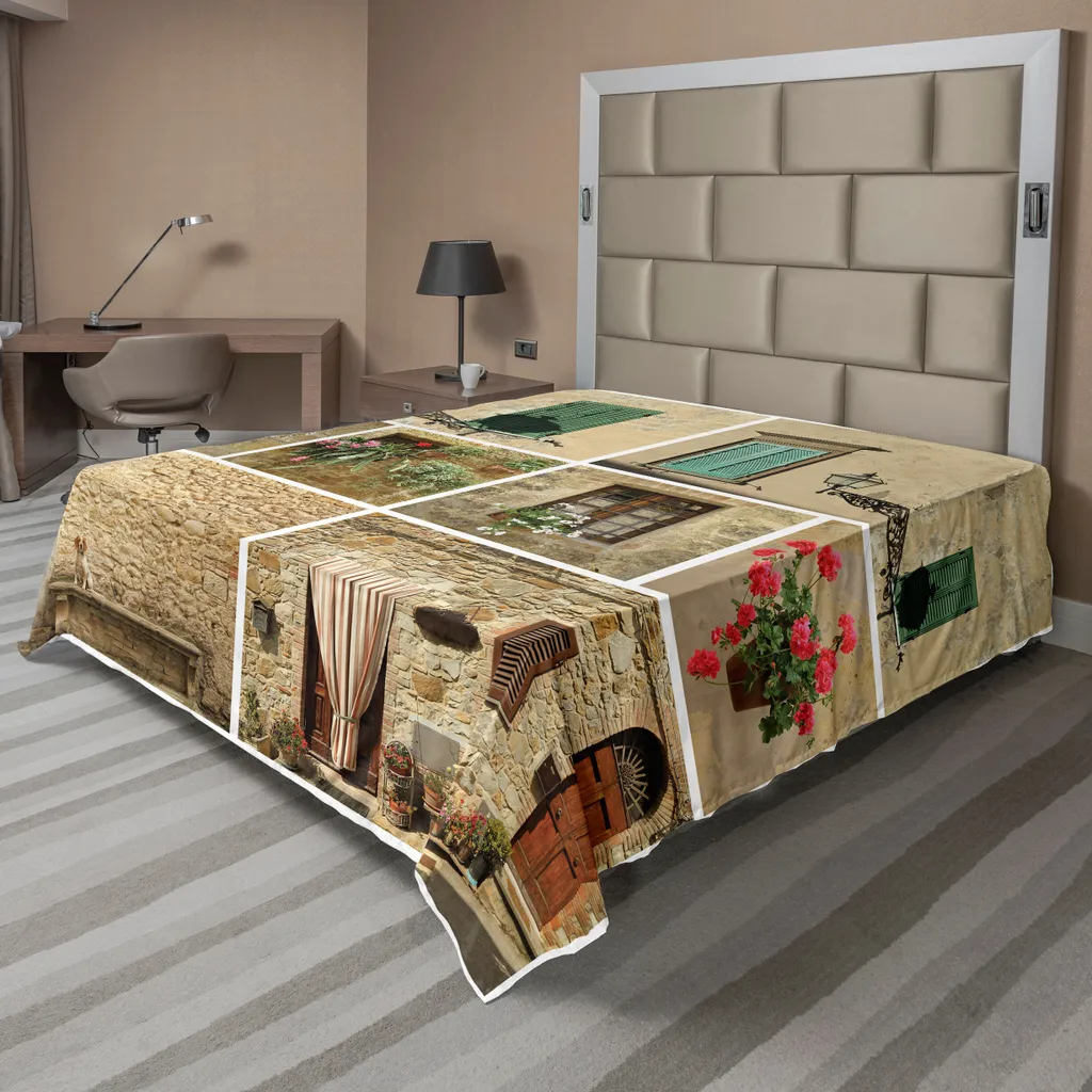 Lenzuolo Multicolore ABAKUHAUS 260x228 cm - Facile Manutenzione Casa