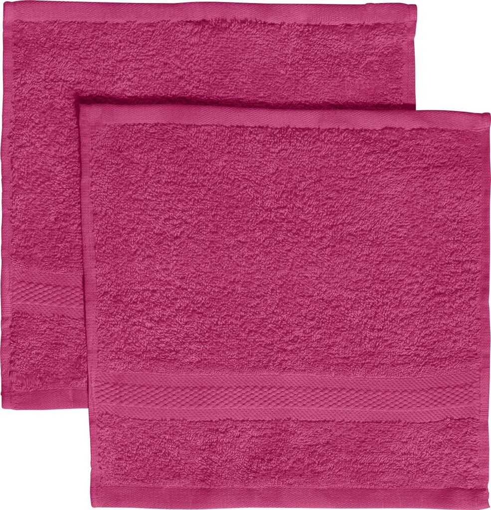 REDBEST Seiftuch Chicago" 2er-Pack fuchsia 30x30 cm"