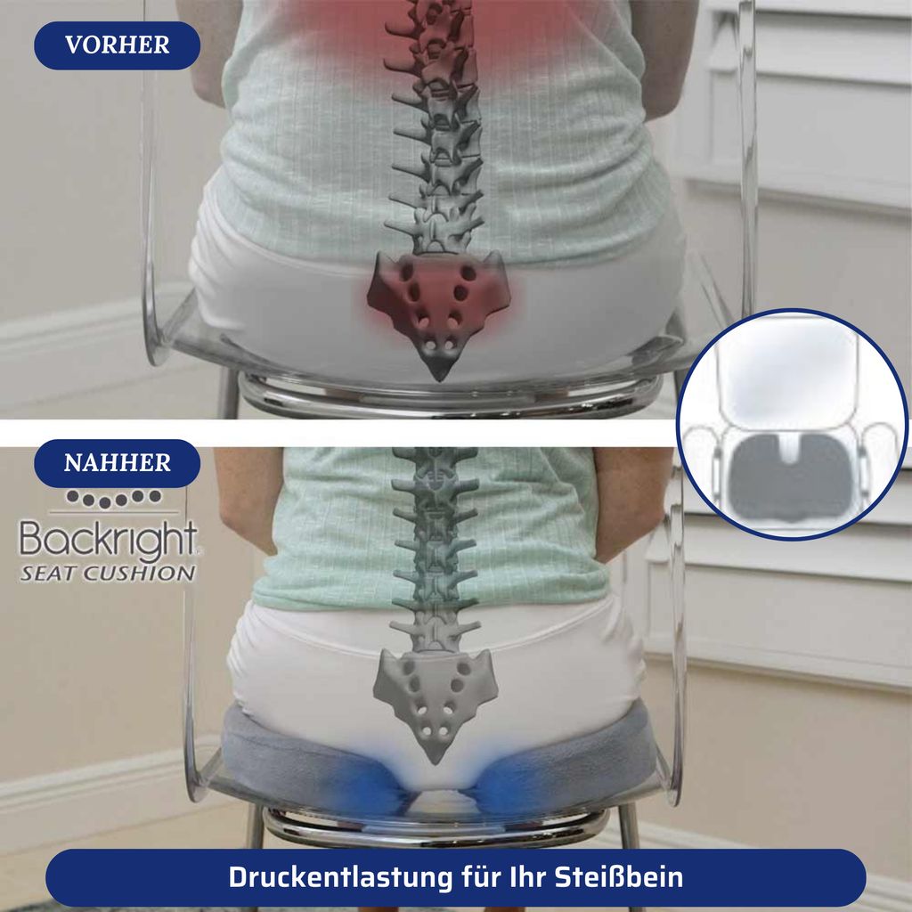 Backright Seat Cushion - Orthopädisches Sitzkissen, Produktbild 6