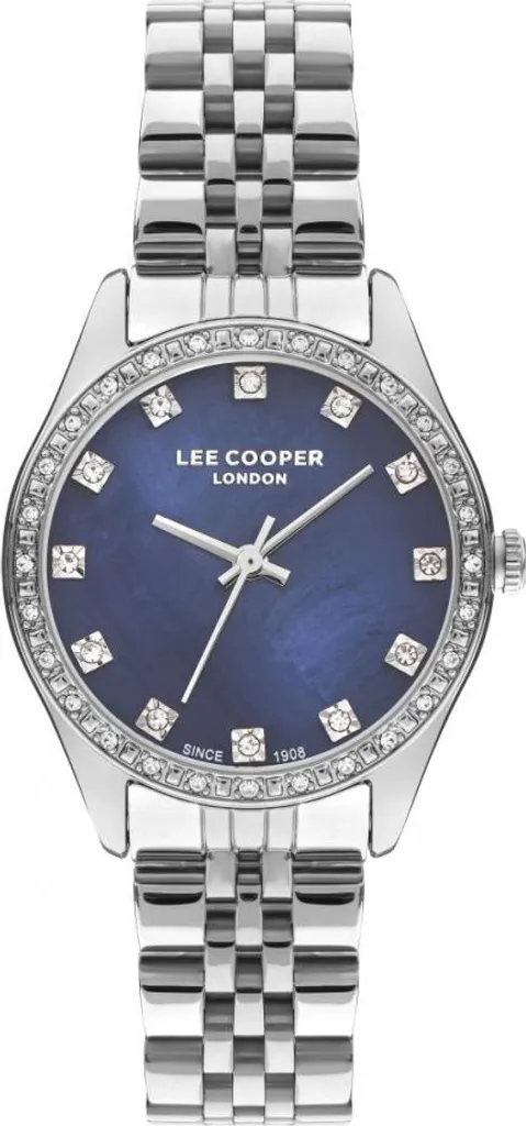 Montre Analogique pour Femme Lee Cooper LC07818.390 Bracelet Bleu Métal