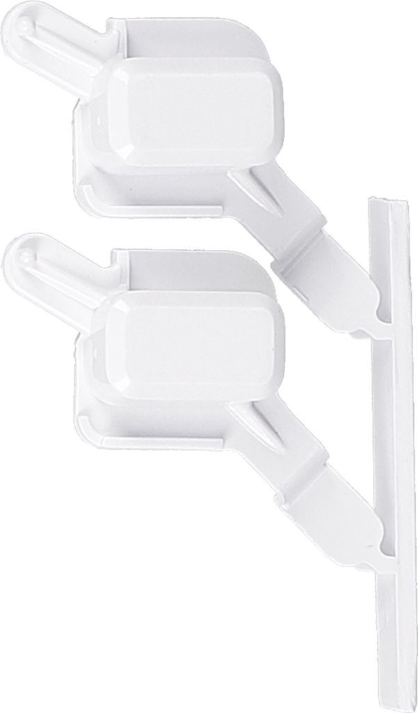 easyPART passend für 481071425531 Bauknecht NEU Tastenkappe 2fach weiß Start Waschmaschine Ignis