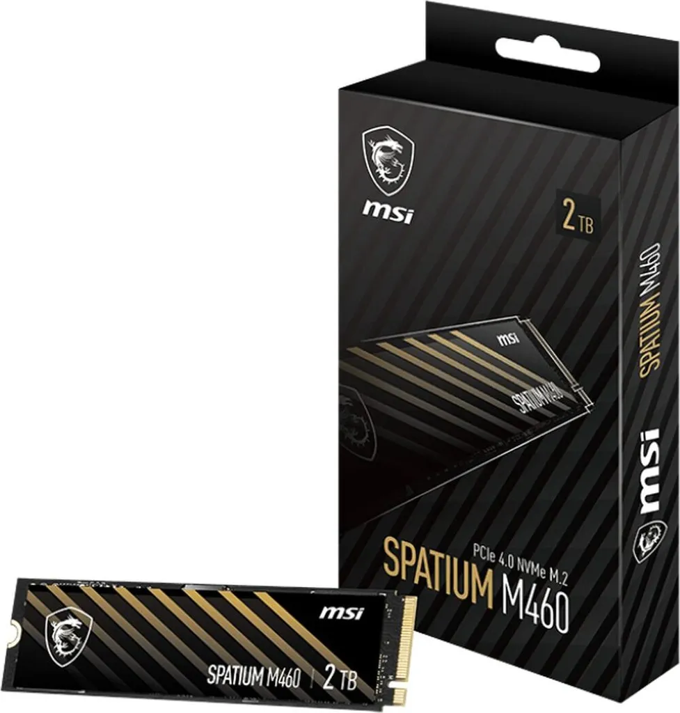 Dites adieu aux lenteurs avec le SSD MSI SPATIUM M460 1 To NVMe PCIe 4.0